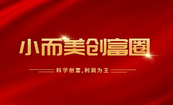 肖厂长创富圈2.0之【小而美创富圈】,108招科学创富底层逻辑，让你少采坑涨利润