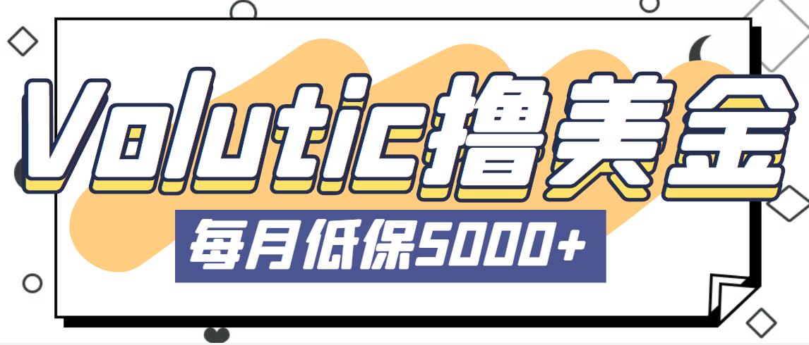 【稳定低保】最新国外Volutic平台看广告赚美金项目，每月最少稳定低保5000+【详细操作教程】