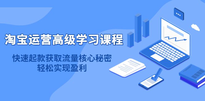 淘宝运营高级学习课程：快速获取流量核心秘密，轻松实现盈利
