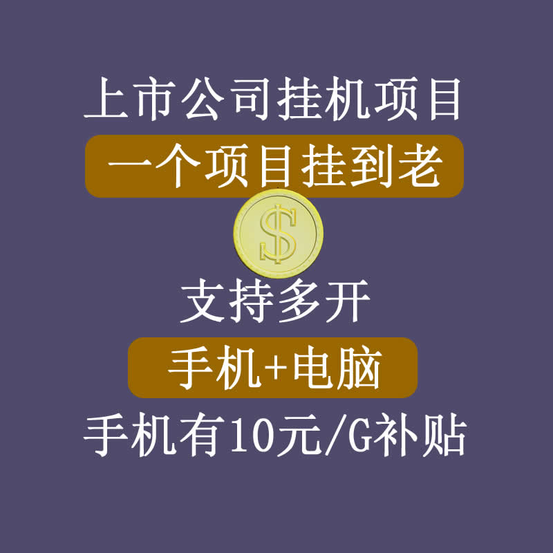 【养老*机】睿思*机项目，支持手机电脑一起*，支持虚拟机多开，手机*有10元每G的流量补贴。